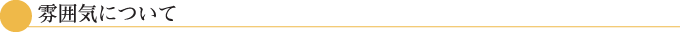 雰囲気について
